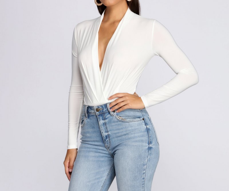 TableClothsUs Just Pleat It Bodysuit