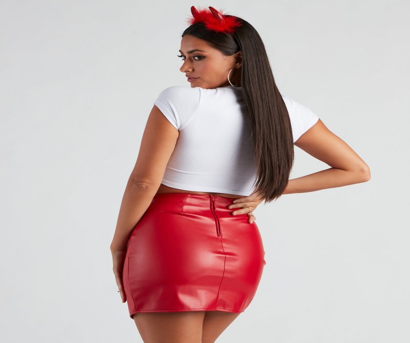 TableClothsUs Diablita Crop Top