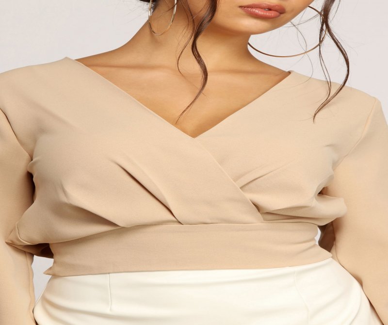 TableClothsUs City Chic Cropped Blouse