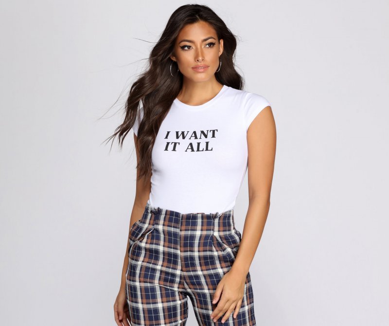 TableClothsUs Want It All Graphic Tee