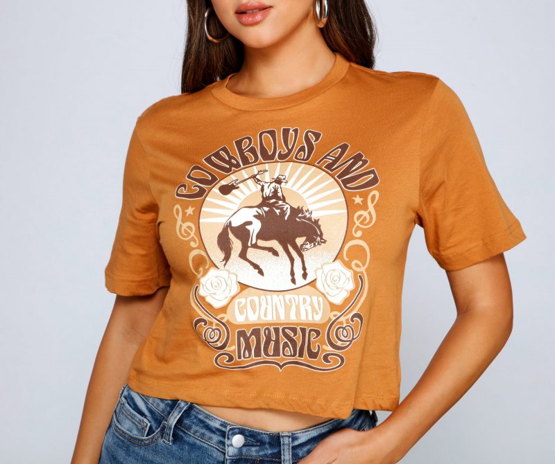 TableClothsUs Country Babe Graphic Tee