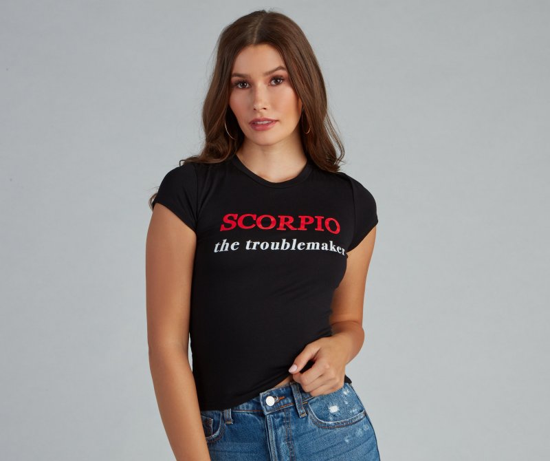 TableClothsUs Scorpio The Troublemaker Graphic Tee